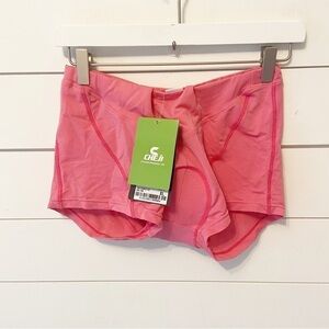 NWTs Cheji | Pink Padded Cycling Shorts Size Large